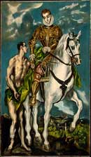 Эль Греко. Святой Мартин и нищий (1600/1614) El Greco. Saint Martin and the Beggar