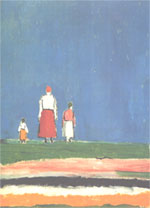 Казимир Малевич. Три фигуры. (20-е годы). Kazimir Malevich. Three figures. (1920s).