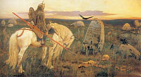 Виктор Васнецов. Витязь на распутье. Victor Vasnetsov. A Knight at the Crossroads. (1882)