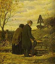 Василий Перов. Старики-родители на могиле сына. Vasily Perov. Old Parents Visiting the Grave of Their Son (1874)