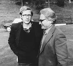 Валерий Борисович ГОЛОФАСТ и Игорь Семенович КОН во время Советско-французского демографического семнара в Суздале в сентябре 1986 года
