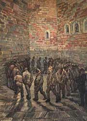 Винсент Ван Гог. Узники на прогулке. Vincent Van Gogh. La ronde des prisonniers (1890)