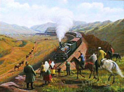 Абильхан Кастеев. Турксиб. Abylkhan Kasteev. The Turksib Railroad (1969)