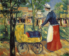 Казимир Малевич. Бульвар. Kazimir Malevich. Boulevard (1903)
