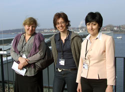 Ирина Бадурашвили (Грузия), Агнешка Фихель (Польша), Карин Куюмжан (Армения) 