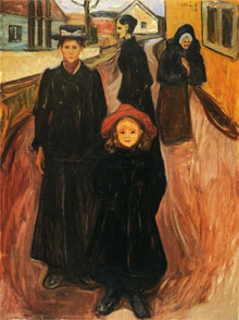 Эдвард Мунк. Четыре возраста жизни. Edvard Munch. Four Ages in Life (1902).