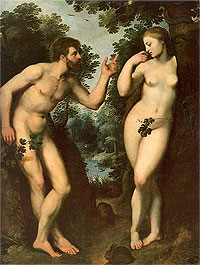Питер Пауль Рубенс. Адам и Ева. Pieter Paul Rubens. Adam and Eve (1597)