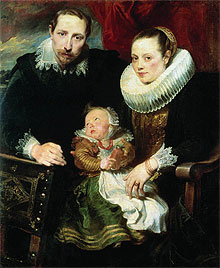 Антонис Ван Дейк. Семейный портрет. Anthony Van Dyck. Family Portrait (1618-1620)