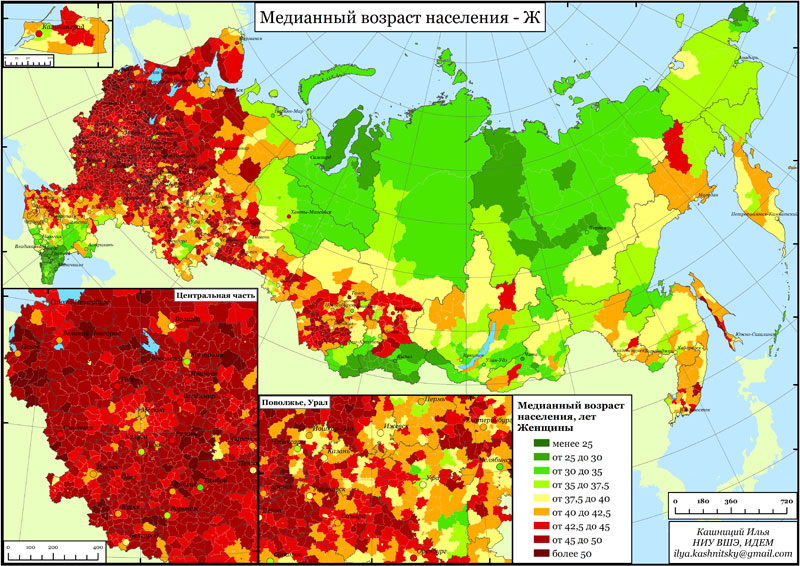 Карта Населенности России - persianmake