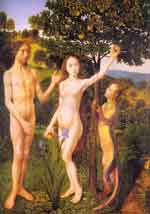 Хуго Ван дер Гоэ (1440-1482). Первородный грех  Hugo Van der Goes (1440-1482). The original sin