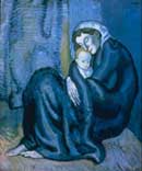 Пабло Пикассо. Мать и ребенок. Pablo Picasso. Mere et enfant. 1902