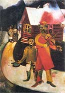 Марк Шагалл. Скрипач Marc Shagall. The Violinist (1911-1914)