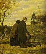 Василий Перов. Старики-родители на могиле сына. Vasily Perov. Old Parents Visiting the Grave of Their Son (1874)
