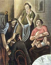 Уильям Робертс. Бедная семья. William Roberts. The Poor Family (1923). 