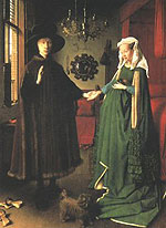 Ян Ван Эйк. Портрет Джиованни Арнольфини и его жены. Jan van Eyck. Portrait of Giovanni Arnolfini and his wife (1434)