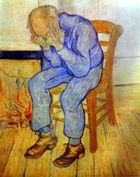 Винсент Ван Гог. Старик в печали. Vincent van Gogh. Old man in sorrow (1890)