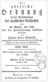Титульный лист издания "Божественного порядка" 1788 года