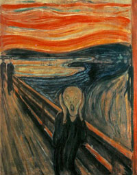 Эдвард Мунк. Крик. Edvard Munch. The scream (1893)