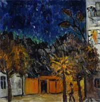 Михаил Ларионов. Ночь. Тирасполь. Mikhail Larionov. The Night. Tiraspol (1907) 