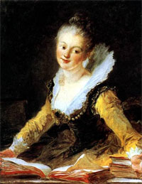 Жан Оноре Фрагонар. Ученье. Jean-Honore Fragonard. Study (1769)