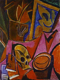Пабло Пикассо  Композиция с черепом. Pablo Picasso. Composition with a Skull. (1907)