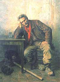 Луи-Адольф Тесье. Безработица. Louis-Adolphe Tessier. Le Chomage (1886)